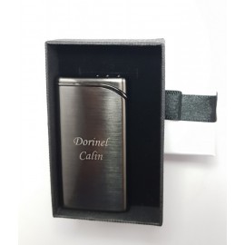 Bricheta Personalizata, Metalica, Gravata cu Textul Tau