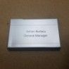 Suport carti de vizita aluminiu, gravat, personalizat cu nume sau sigla, 95 x 65 x 7 mm